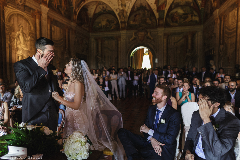 Lo sposo commosso, matrimonio San Giuliano Terme, Pisa. Giacomo Brizzi Fotografo