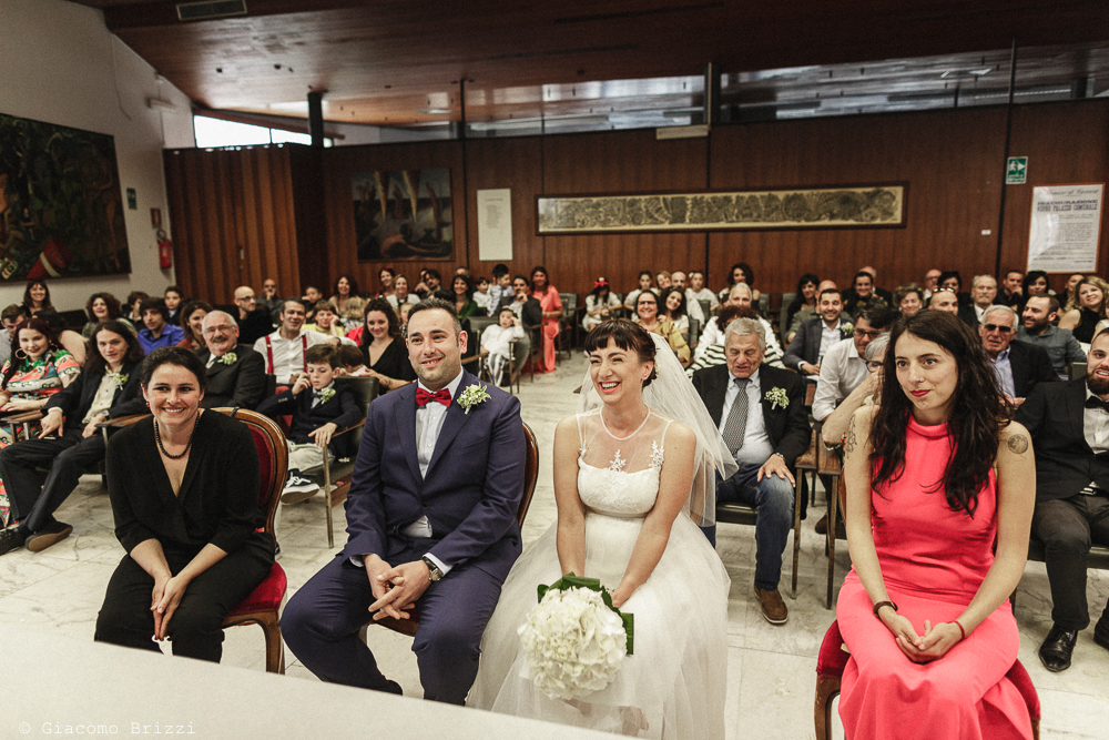 Gli sposi durante la cerimonia, matrimonio Massa Carrara Toscana